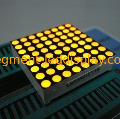 Хорошая цена. Матрица точки 8кс8 желтого цвета 3мм привела дисплей с поверхностью точек белизны черной онлайн