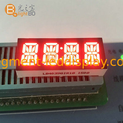 Хорошая цена. Ультра ярко-красный 0,39 дюймовый анадовый 4-значный 14-сегментный светодиодный дисплей онлайн