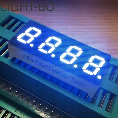 Хорошая цена. Белый 7,62 мм 4Digit 7 сегмента светодиодный дисплей Общий анод для индикатора температуры онлайн