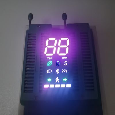 Хорошая цена. Ультра яркий белый / красный двуцветный пользовательский светодиодный дисплей Семь сегментов светодиодный дисплей для электрического скутера Xiaomi онлайн