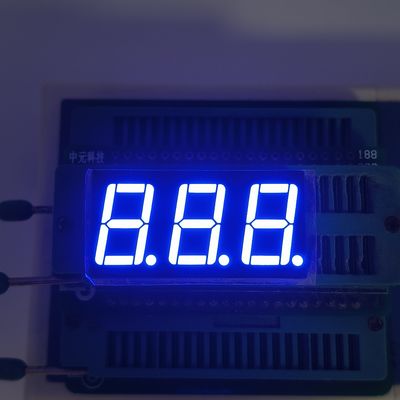 Хорошая цена. Ультра ярко-синий 7 сегмент светодиодный дисплей 3 цифры общий катод онлайн