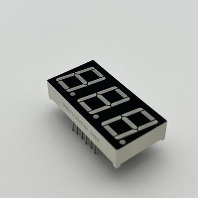 Хорошая цена. Общий катод Ультра ярко-красный светодиодный дисплей 7 сегментов 3 цифры 14,2 мм для контроллера температуры онлайн