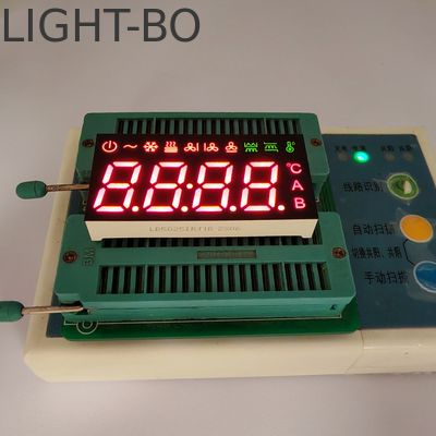 Хорошая цена. 4-значный 7-сегментный светодиодный дисплей с общим катодом для контроллера кондиционера онлайн