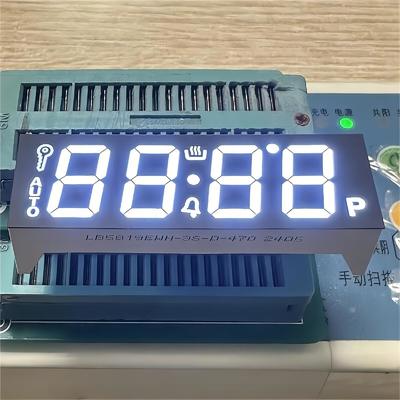 Хорошая цена. Ultra White LED Display 7 Segment 4 Digit Common Cathode for Oven 58.2*19mm онлайн