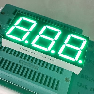 Хорошая цена. Low Current Pure Green 20.32mm (0.8-Inch) 3-Digit 7-Segment Common Cathode LED Display for Temperature Controllers онлайн