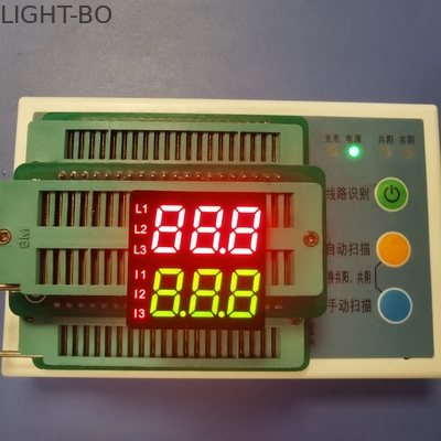 Хорошая цена. Двойное число цвета 3 дисплея СИД 2 этапа высоты 7 строки 8.6mm онлайн