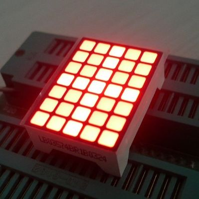 Хорошая цена. Ультра яркий красный 5x7 матричный светодиодный дисплей 22x30x10 мм рядный катодный столбец анод для индикатора пола лифта онлайн