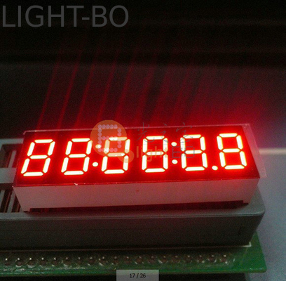 Хорошая цена. Дисплей светодиодных часов 6 цифр с длиной волны 515-525 нм и источником электроэнергии онлайн