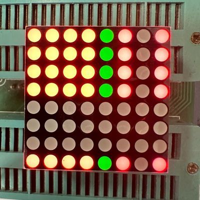 Общие характеристики установщика анода 3 мм 8*8DOT матричный светодиодный дисплей двуцветный красный/зеленый для движущихся знаков