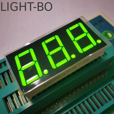 Хорошая цена. Трехзначный 0,56 дюйма 7 сегмент LED дисплей Сверх яркий Желтый Зеленый онлайн