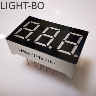 Хорошая цена. Дисплей LED сверхяркий янтарь 7 сегмент 3 цифры 9,2 мм общий катод для панельного метра онлайн