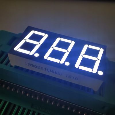 Общий анод с ультраяркой белой серой поверхностью 7 сегмента 3 цифр 14,2 мм светодиодный дисплей для контроллера температуры