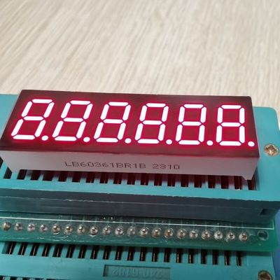 Хорошая цена. Высокая яркость Красный 0,36-дюймовый 7-сегментный светодиодный дисплей с общим анодом для приборных панелей онлайн