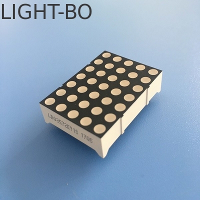 Дисплей DOT Matrix LED 3 мм сверхярко-желтого цвета для движущихся знаков / досок сообщений