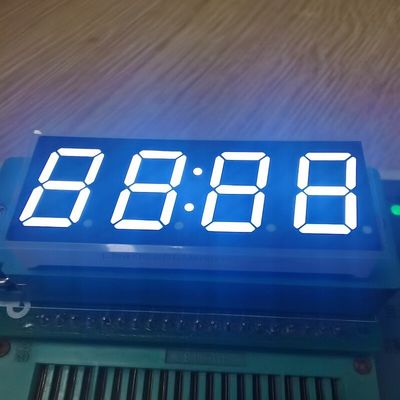 Хорошая цена. Ультраяркий белый 14,2 мм 4-разрядный 7-сегментный светодиодный дисплей часов с общим катодом для цифрового таймера онлайн