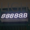 Белый 7-сегментный светодиодный дисплей 6 цифр 9,2 мм Общий катод для цифрового таймера обратного отсчета