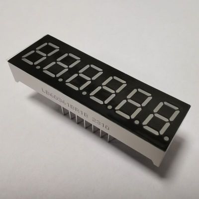 Хорошая цена. 6-значный 7-сегментный светодиодный дисплей с высотой 9,2 мм и общим катодом для цифрового таймера обратного отсчета онлайн