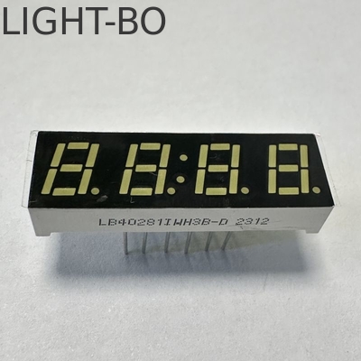 LED дисплей 7 мм Ультра ярко белый 4 цифры 7 сегмента общий катод для мультиметров панели