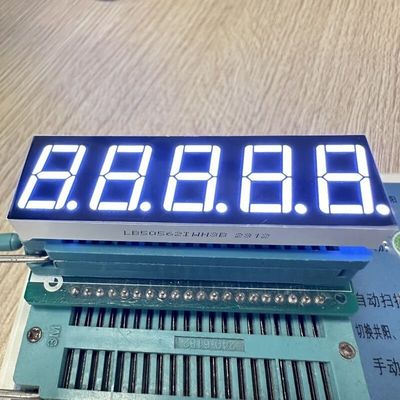 Ультраяркий белый 0,56-дюймовый 5-разрядный 7-сегментный светодиодный дисплей с общим анодом для управления технологическими процессами