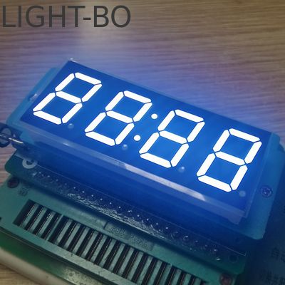 Дисплей светодиодных часов 4 цифры 7 сегментов Общий анод Белый 14,2 мм для цифрового таймера