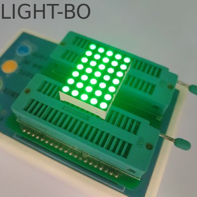 Хорошая цена. 3 мм 5 X 7 DOT матрица чистый зеленый светодиодный дисплей для цифрового часового индикатора онлайн