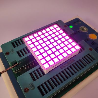 Pink 8*8 LED Square Dot Matrix Display for Elevators