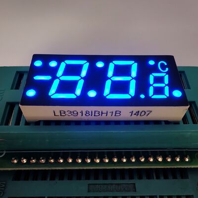 Хорошая цена. Ultra-Bright Blue 7-Segment Display for Temperature Measurement онлайн