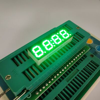 4-Digit Pure Green 7-Segment LED Display for Timer Control