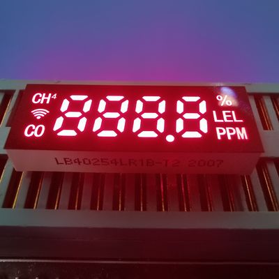 Хорошая цена. Модуль светодиодного дисплея с общим анодом, сверхяркий красный, 7 сегментов, 28*10*5 мм для детектора вредных газов онлайн