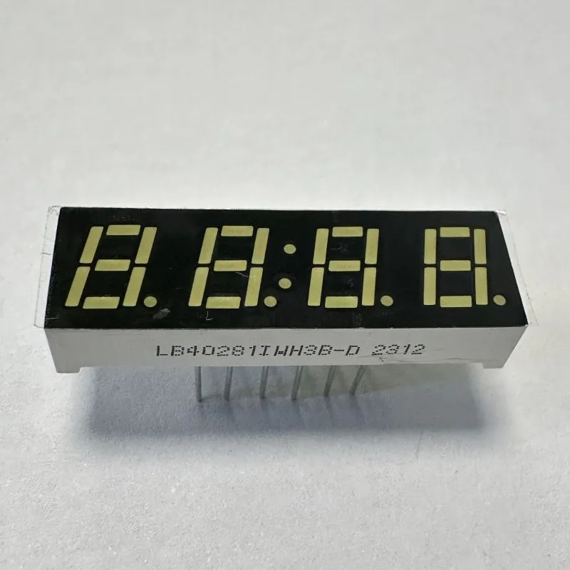 Белый светодиодный дисплей 7 мм 4 цифры 7 сегмента общей аноды для мультиметров 1