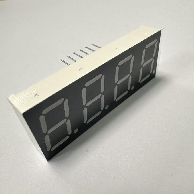 4-значный 0,56-дюймовый (14,2 мм) 7-сегментный светодиодный дисплей чистого зеленого цвета, общий анод для приборных панелей и бытовой техники 3