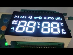 Ultra-bright white 4-digit 7-segment LED display Ультра-яркий белый 4-значный 7-сегментный LED дисплей