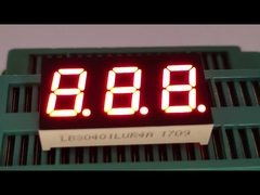Трехзначный 7-сегментный светодиодный дисплей 0,4 дюйма Ультра ярко-красный для индикатора температуры
