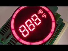 Круглый 7-сегментный светодиодный дисплей для контроллера температуры