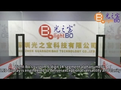 Специальный зеленый 0,39-дюймовый 6-значный 14-сегментный светодиодный дисплей для приборной панели