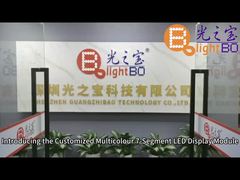 Заказной синий, красный, желтый 7-сегментный светодиодный дисплей