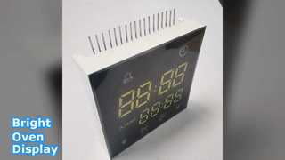 Яркий бело-синий светодиодный дисплей для духовок